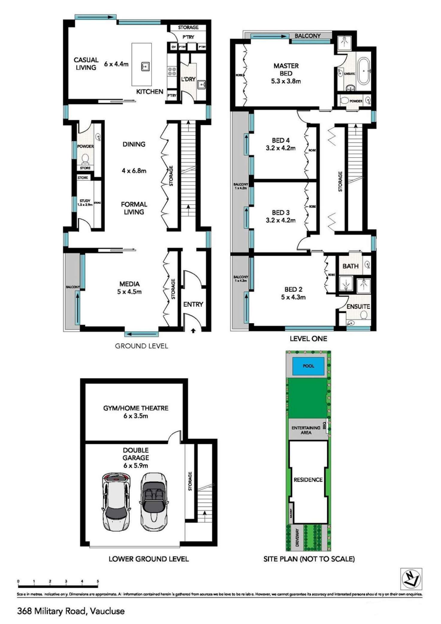 Floorplan of Homely house listing, 368 Military Road, Vaucluse NSW 2030