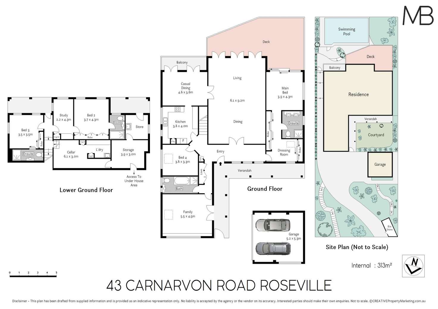 Floorplan of Homely house listing, 43 Carnarvon Road, Roseville NSW 2069