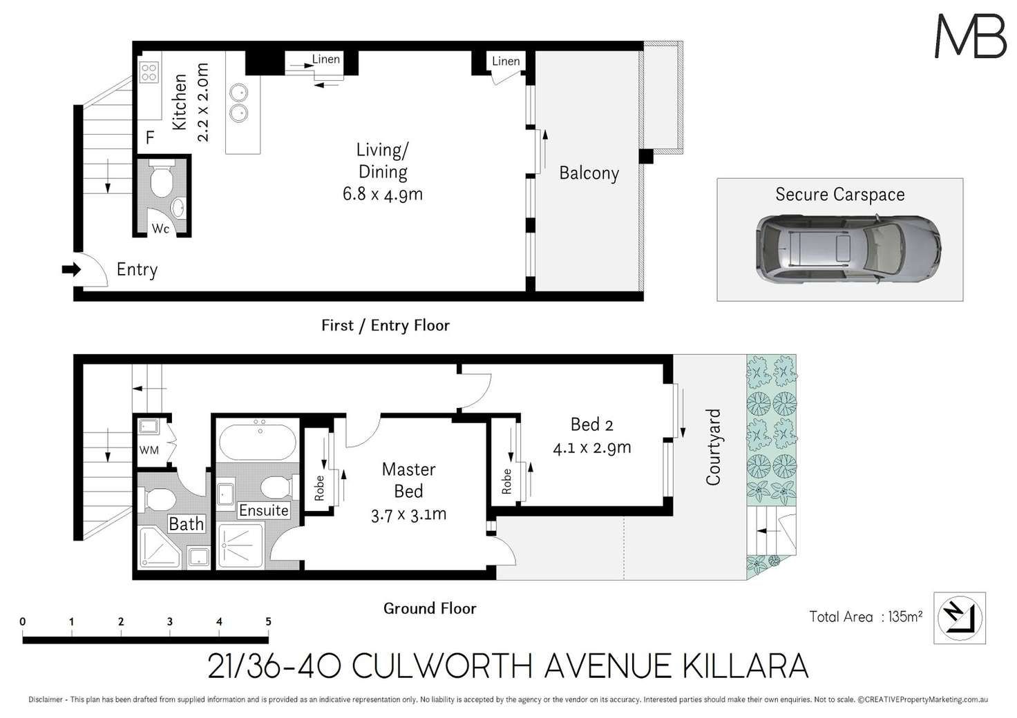 Floorplan of Homely apartment listing, 21/36-40 Culworth Avenue, Killara NSW 2071