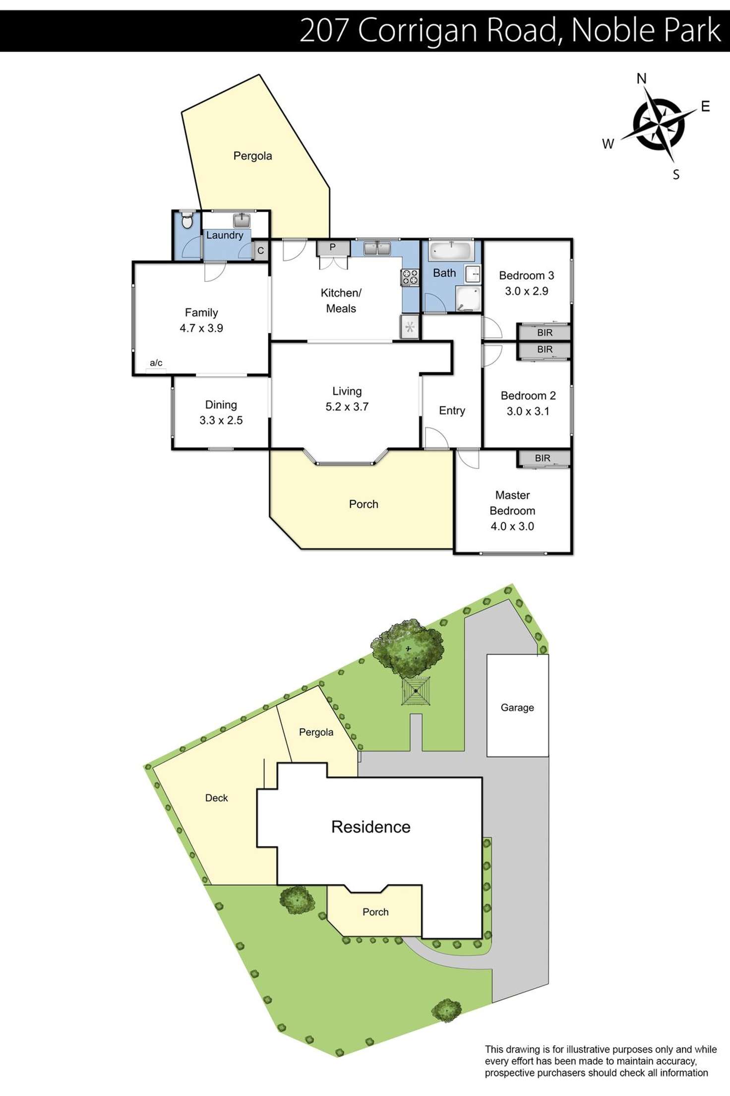 Floorplan of Homely house listing, 207 Corrigan Road, Noble Park VIC 3174