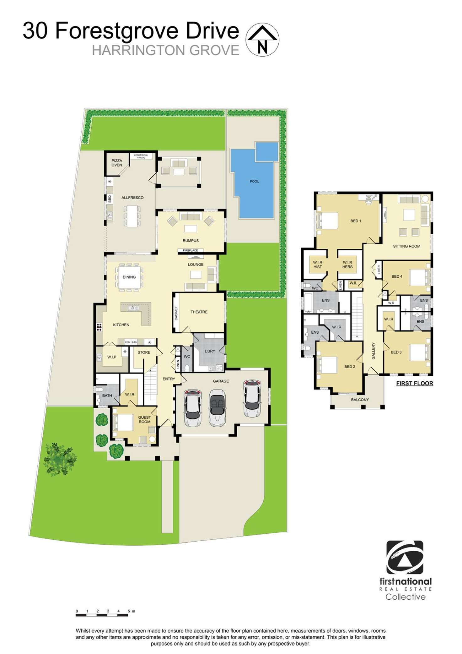 Floorplan of Homely house listing, 30 Forestgrove Drive, Harrington Park NSW 2567
