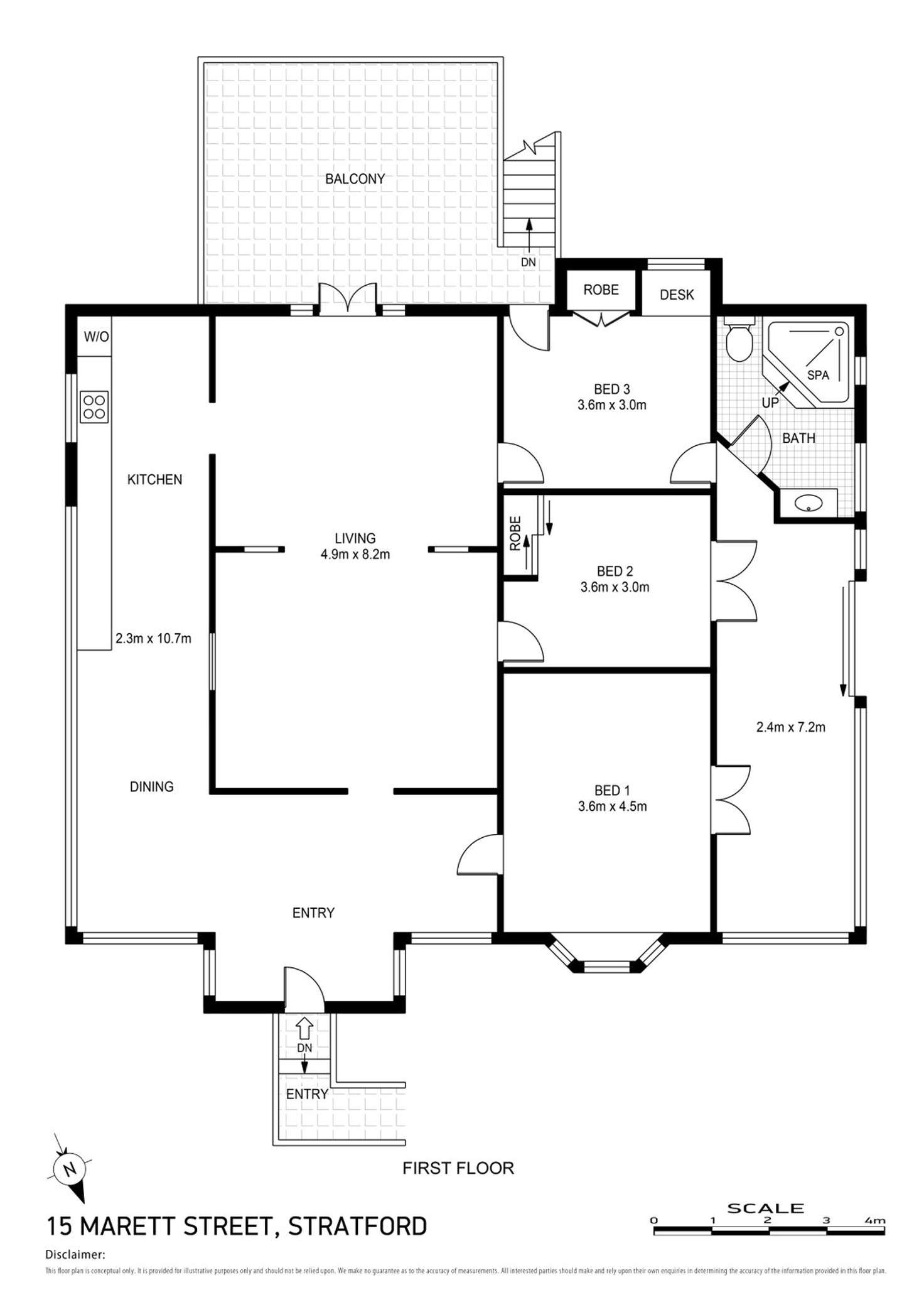 Floorplan of Homely house listing, 15 Marett Street, Stratford QLD 4870
