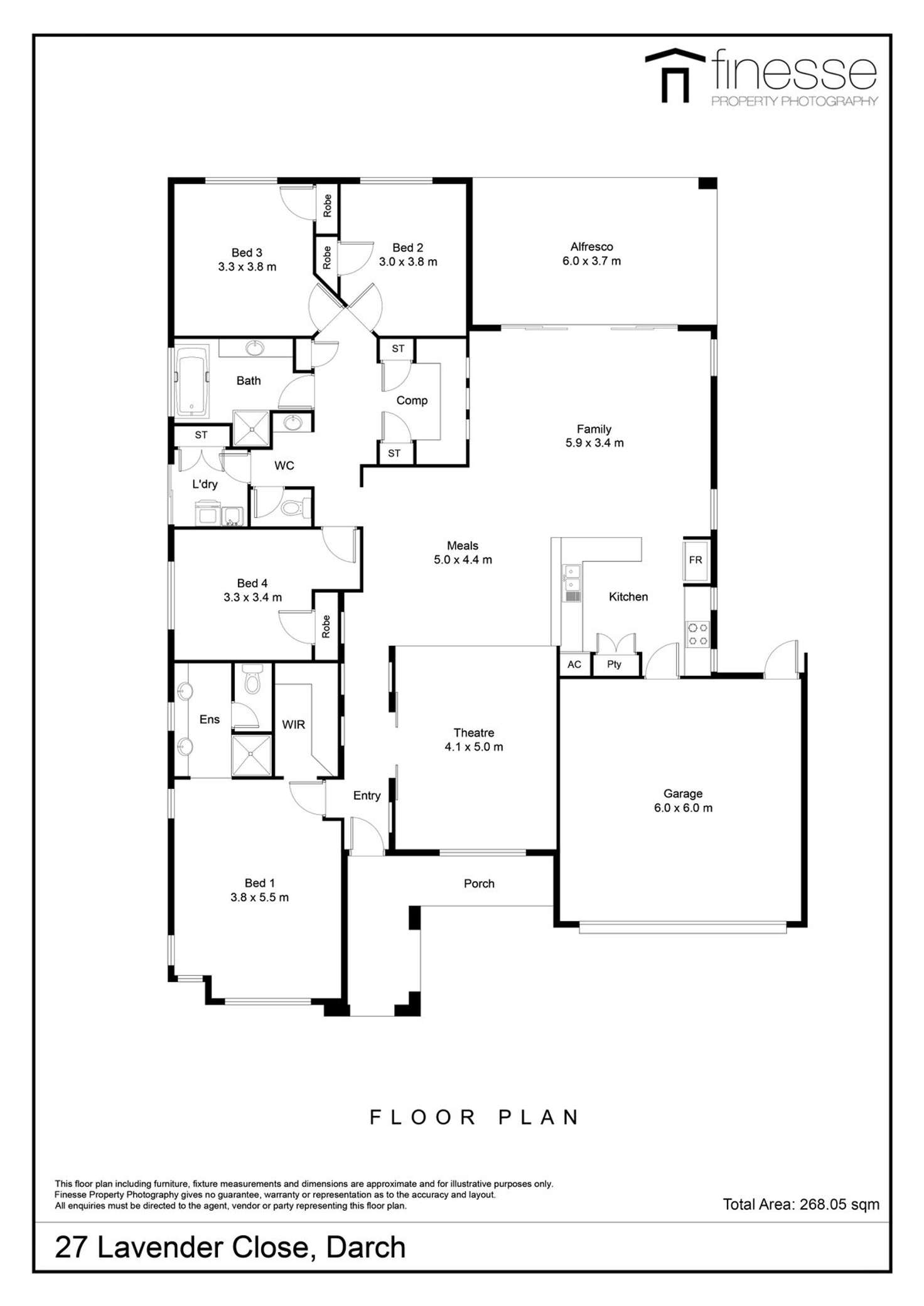 Floorplan of Homely house listing, 27 Lavender Chase, Darch WA 6065