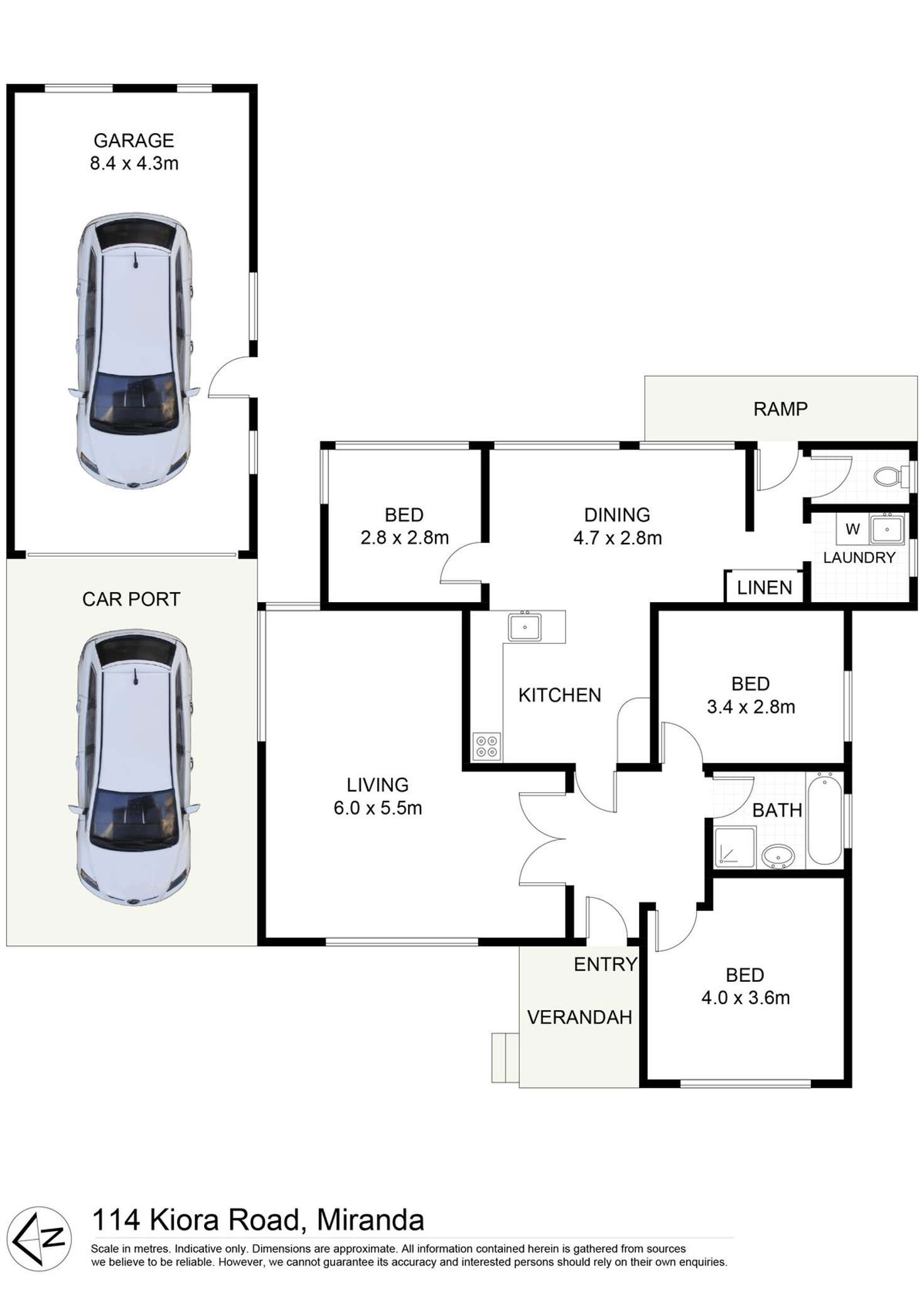 Floorplan of Homely house listing, 114 Kiora Road, Miranda NSW 2228
