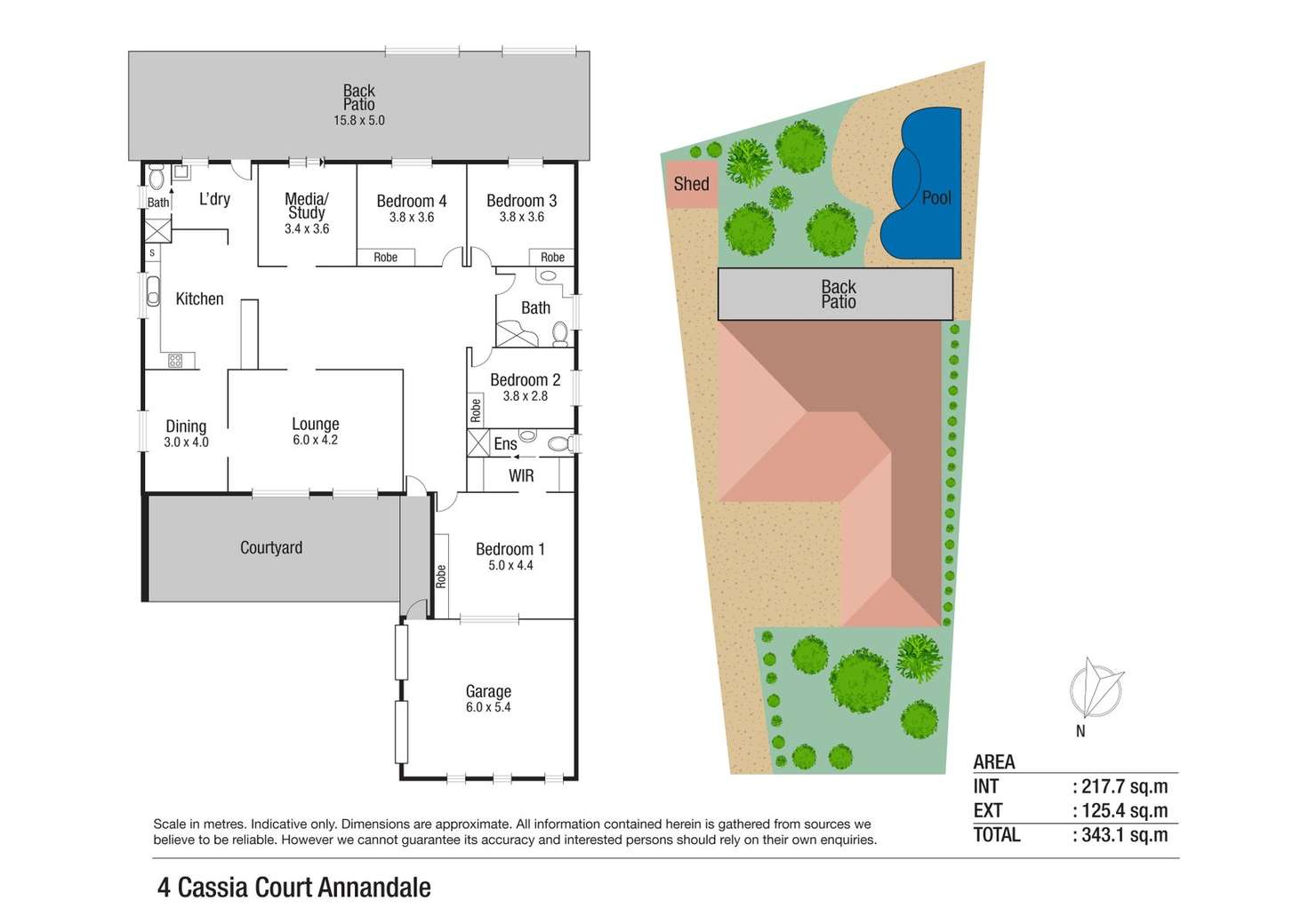 Floorplan of Homely house listing, 4 Cassia Court, Annandale QLD 4814