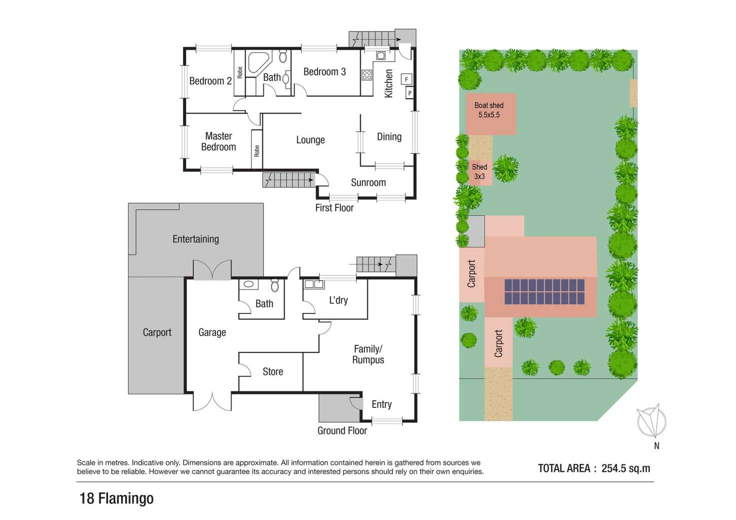 Floorplan of Homely house listing, 18 Flamingo Avenue, Condon QLD 4815