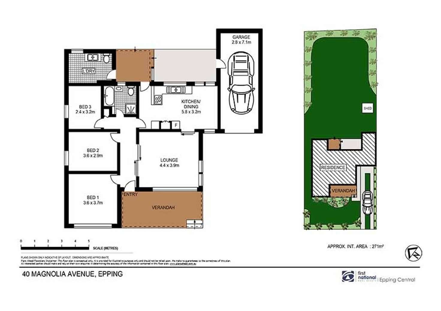 Floorplan of Homely house listing, 40 Magnolia Avenue, Epping NSW 2121