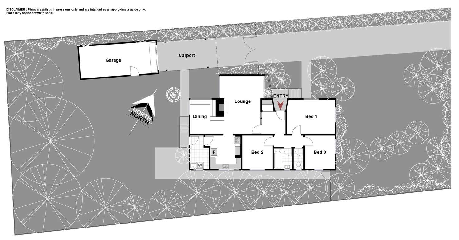 Floorplan of Homely house listing, 16 Rawson Street, Deakin ACT 2600