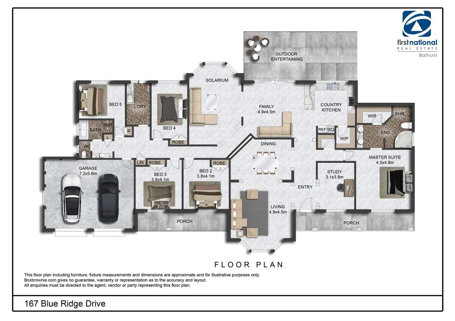 Floorplan of Homely house listing, 167 Blue Ridge Drive, White Rock NSW 2795