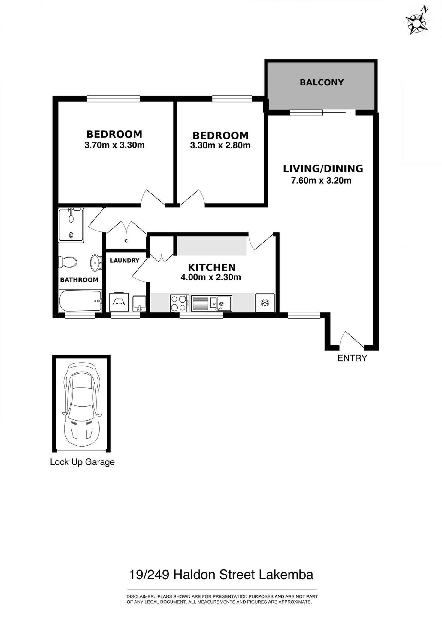 Floorplan of Homely apartment listing, 19/249-253 Haldon Street, Lakemba NSW 2195