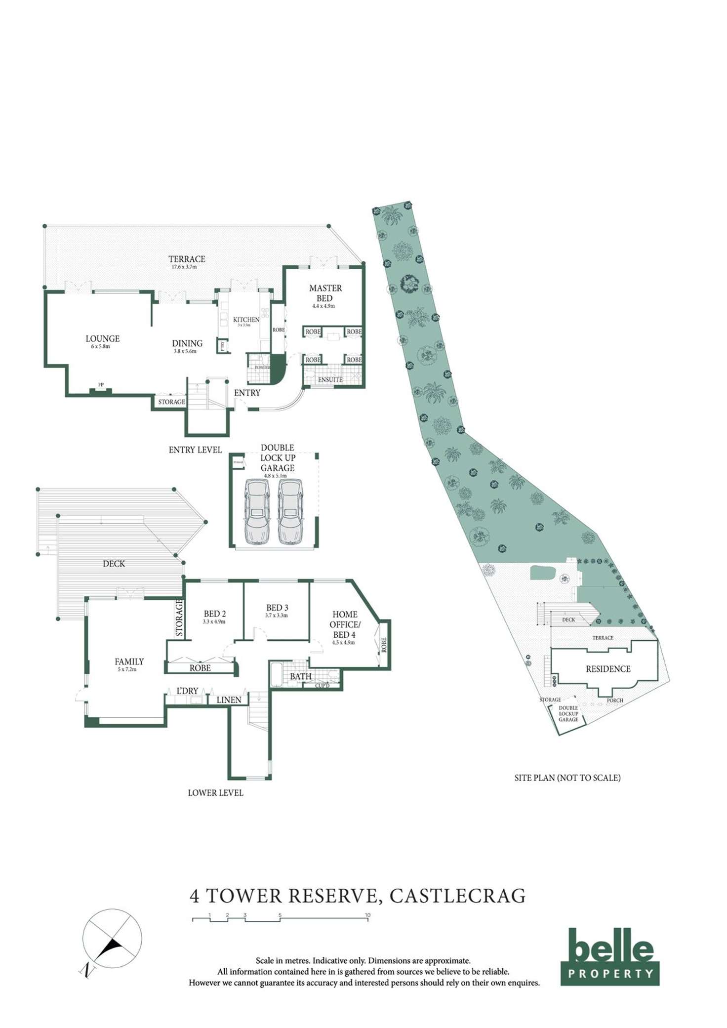 Floorplan of Homely house listing, 4 Tower Reserve, Castlecrag NSW 2068