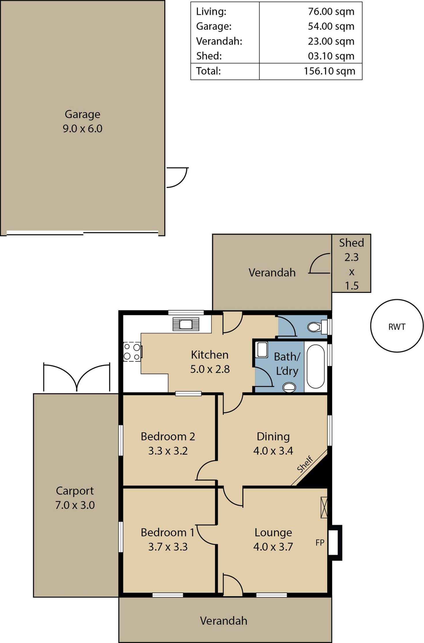 Floorplan of Homely house listing, 25 Queen Street, Smithfield SA 5114