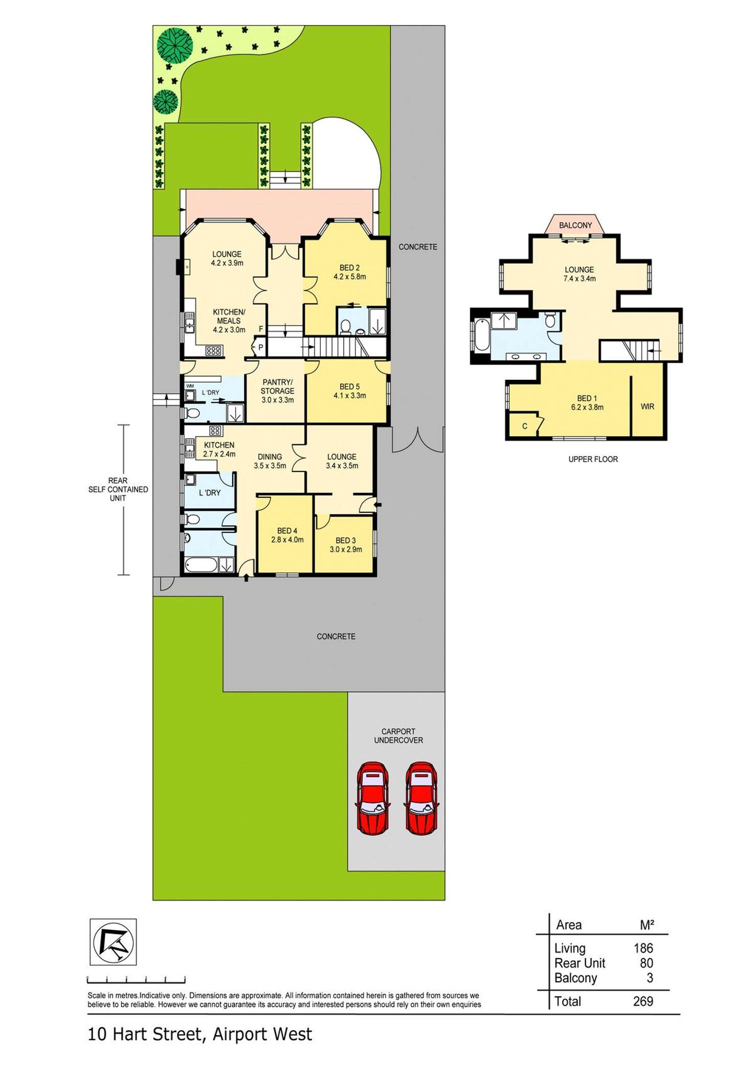 Floorplan of Homely house listing, 10 Hart Street, Airport West VIC 3042