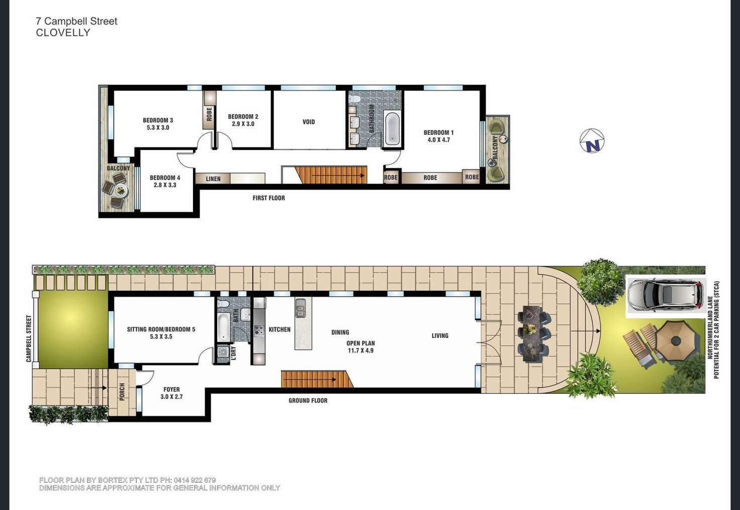 Floorplan of Homely house listing, 7 Campbell Street, Clovelly NSW 2031