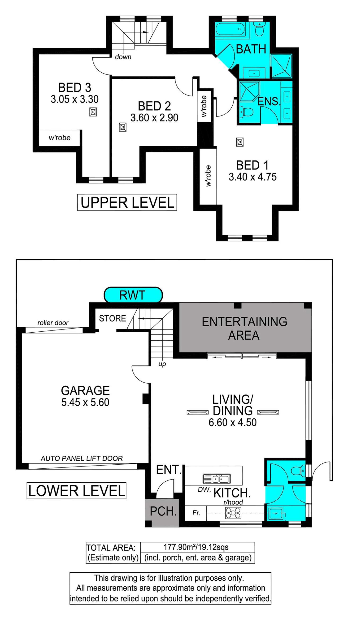 Floorplan of Homely house listing, 3/30 West Lakes Boulevard, Albert Park SA 5014