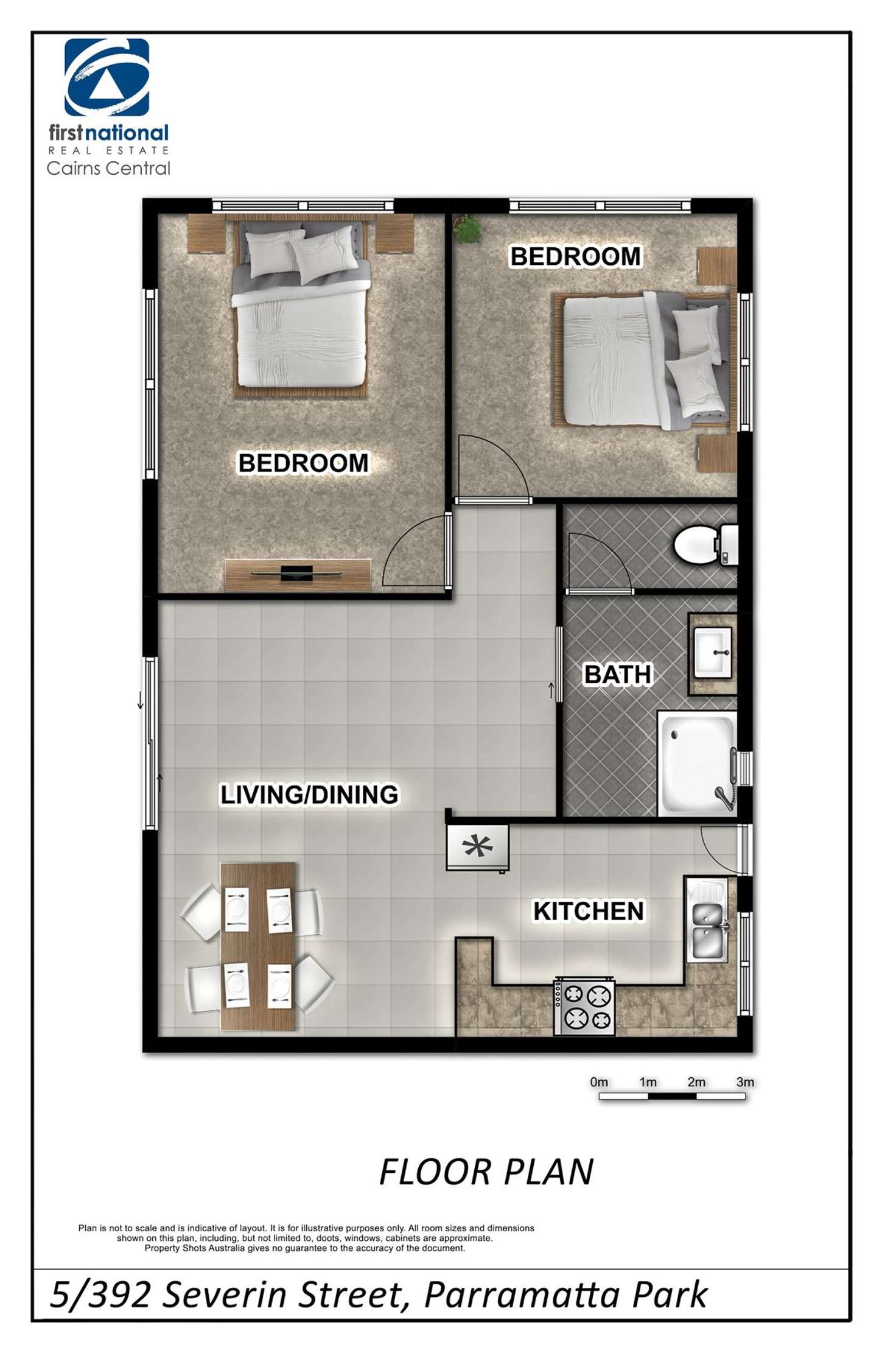 Floorplan of Homely unit listing, 5/392 Severin Street, Parramatta Park QLD 4870