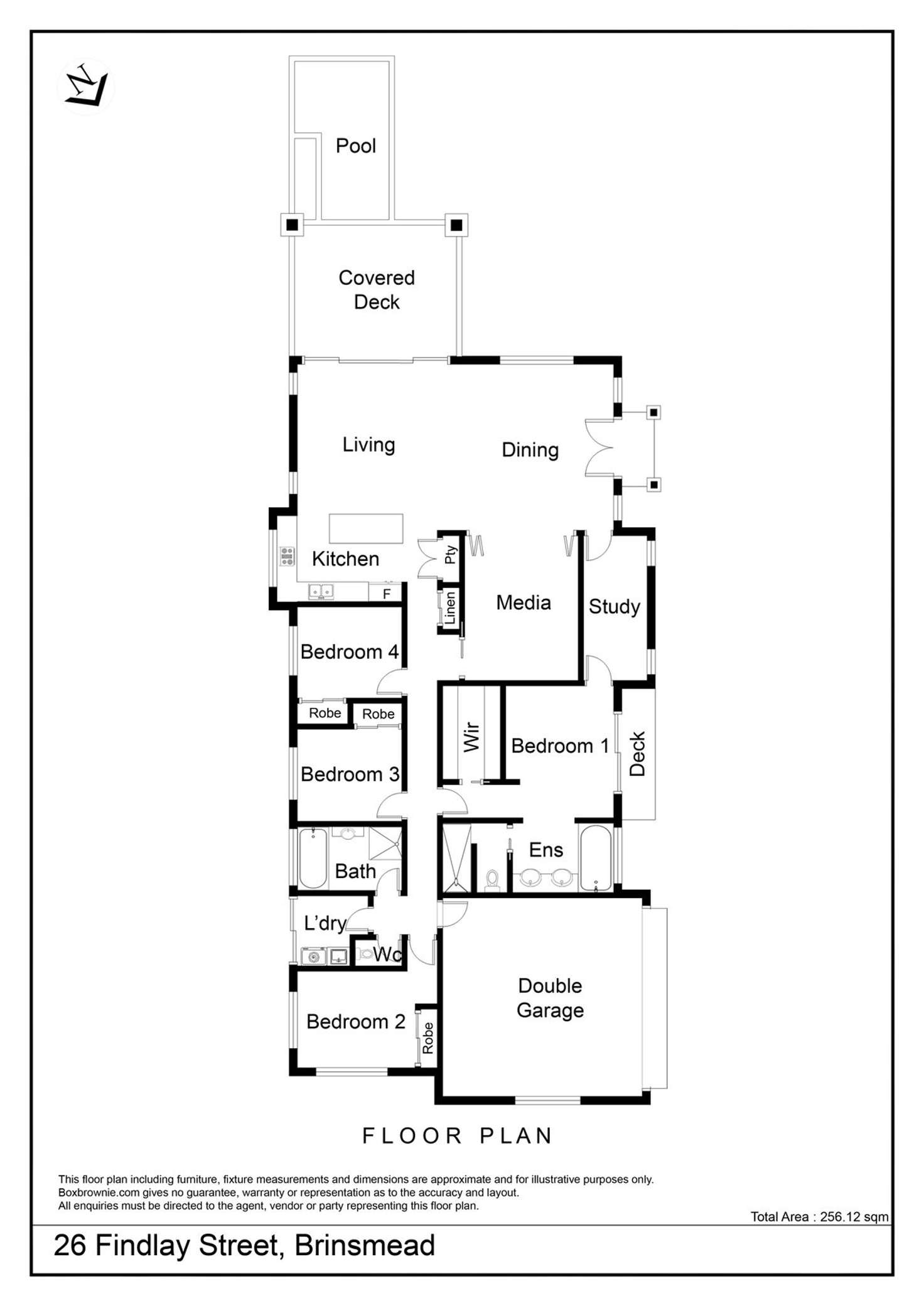 Floorplan of Homely house listing, 26 Findlay Street, Brinsmead QLD 4870