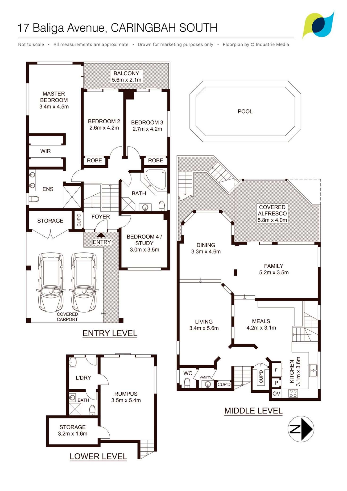 Floorplan of Homely house listing, 17 Baliga Avenue, Caringbah South NSW 2229