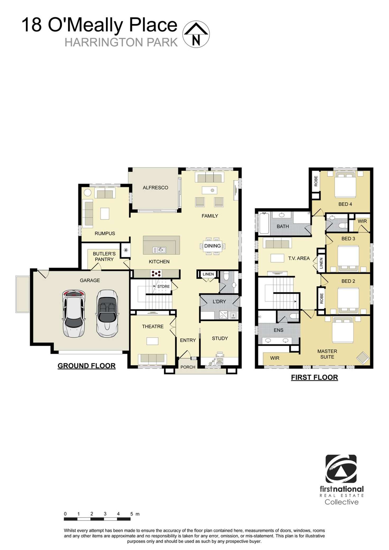 Floorplan of Homely house listing, 18 O'Meally Place, Harrington Park NSW 2567