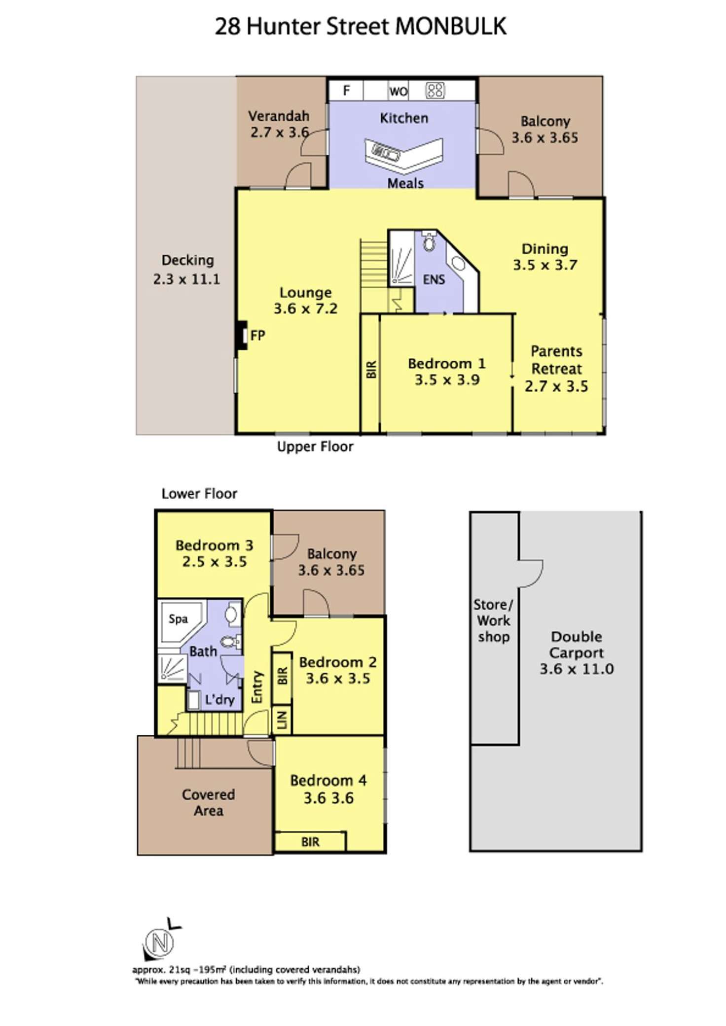 Floorplan of Homely house listing, 28 Hunter Street, Monbulk VIC 3793