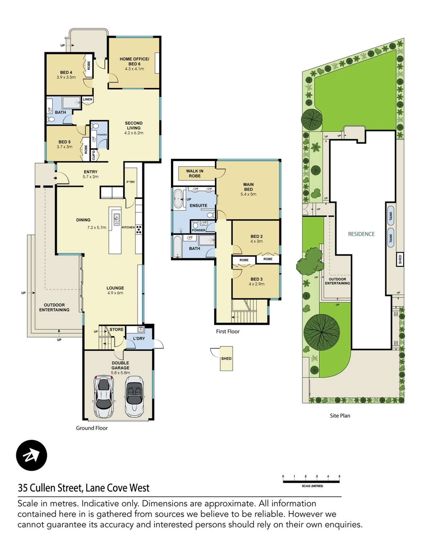 Floorplan of Homely house listing, 35 Cullen Street, Lane Cove NSW 2066