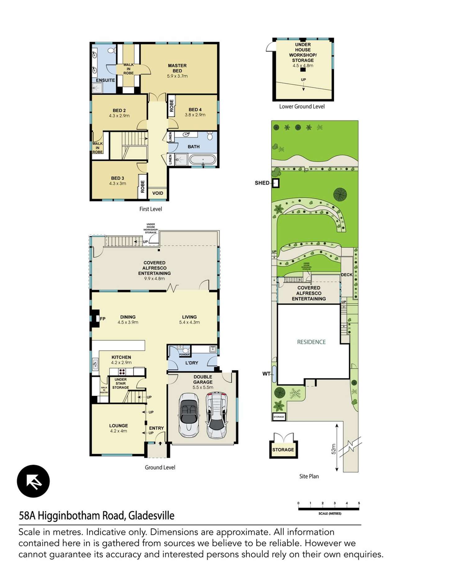 Floorplan of Homely house listing, 58A Higginbotham Road, Gladesville NSW 2111