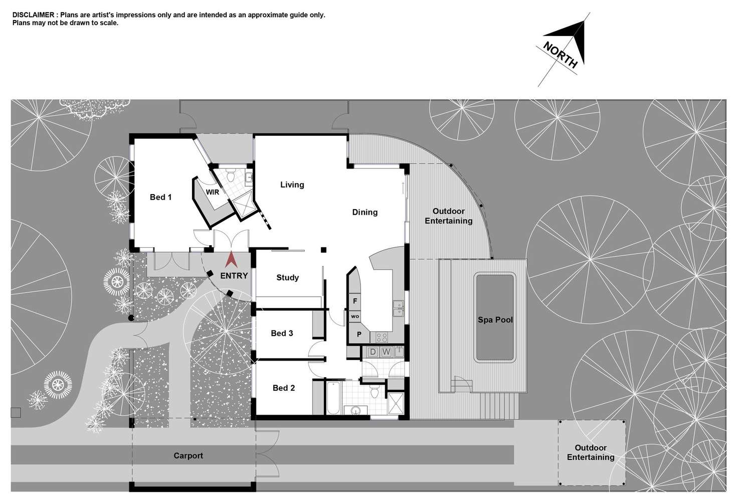 Floorplan of Homely house listing, 94 Finniss Crescent, Narrabundah ACT 2604
