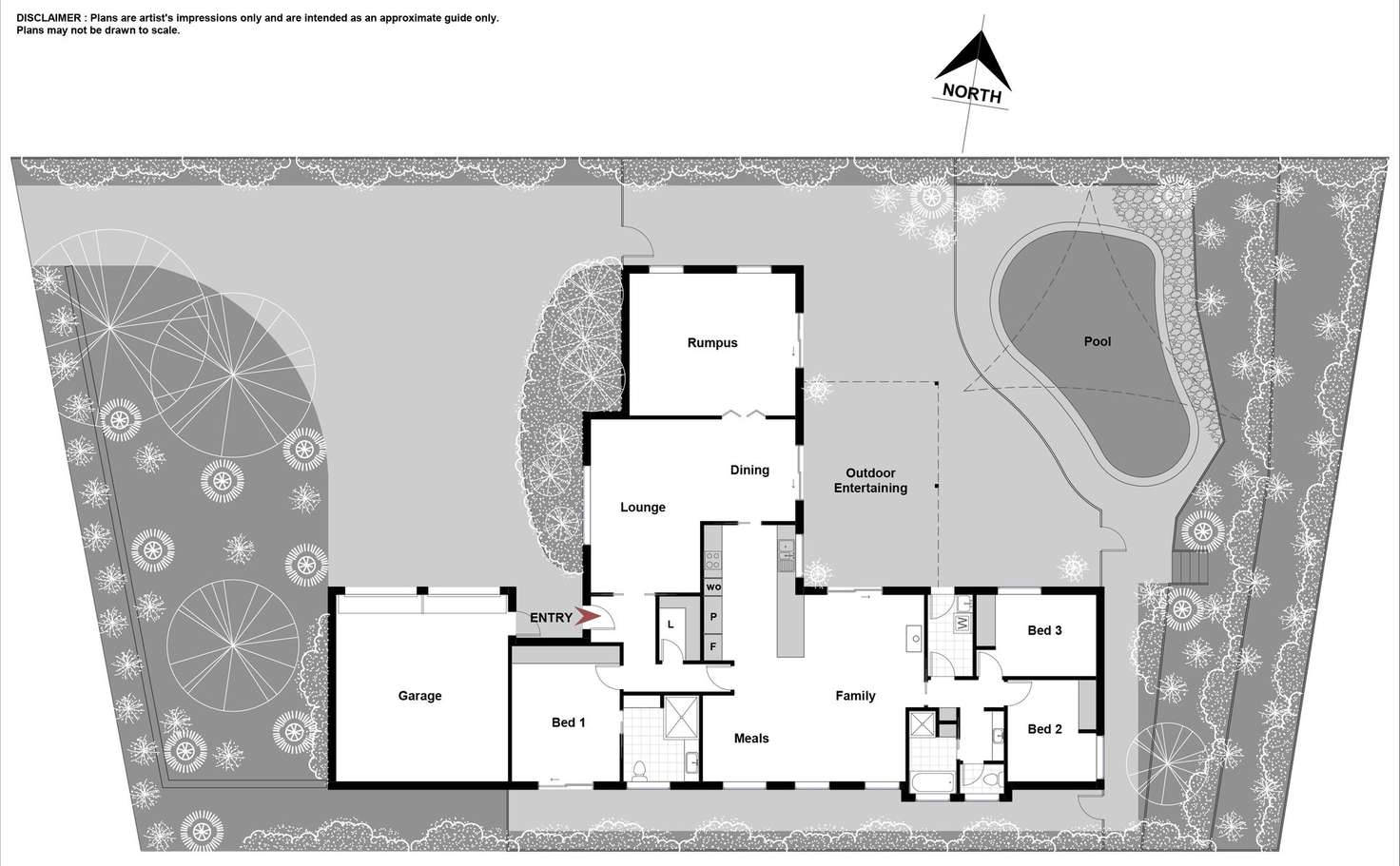 Floorplan of Homely house listing, 12 Buntine Crescent, Isaacs ACT 2607