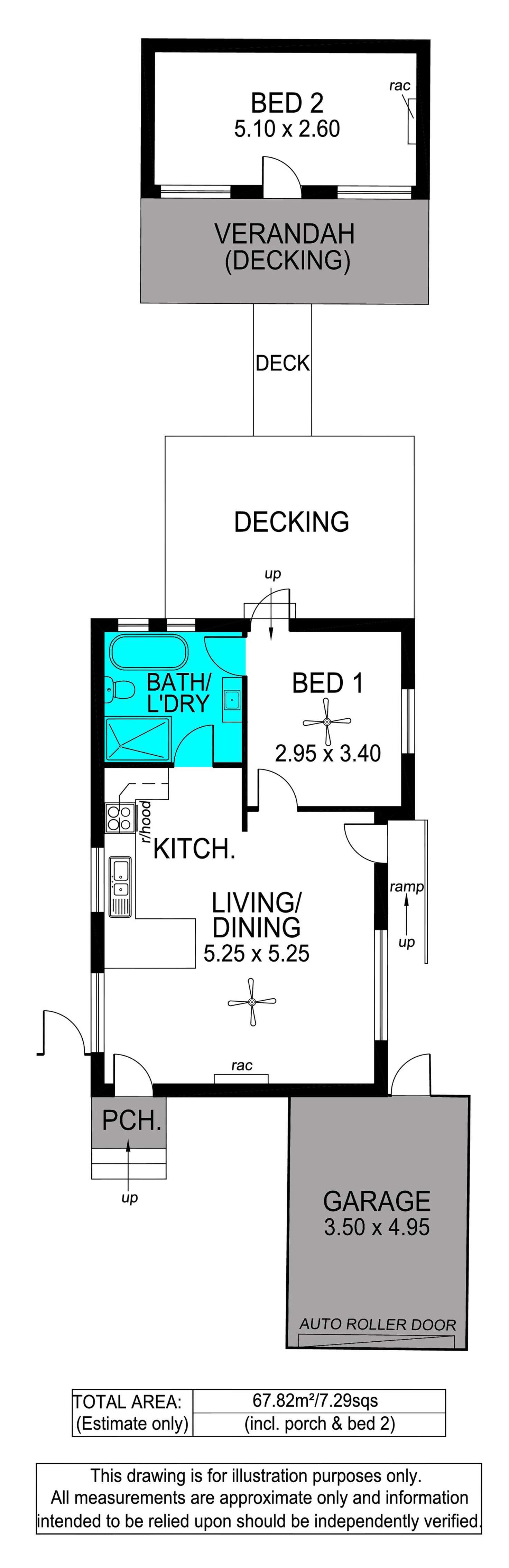 Floorplan of Homely house listing, 10A Malin Street, Semaphore Park SA 5019