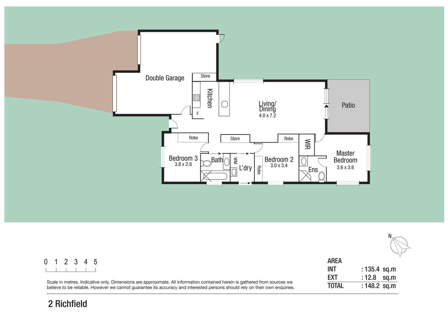 Floorplan of Homely house listing, 2 Richfield Court, Deeragun QLD 4818