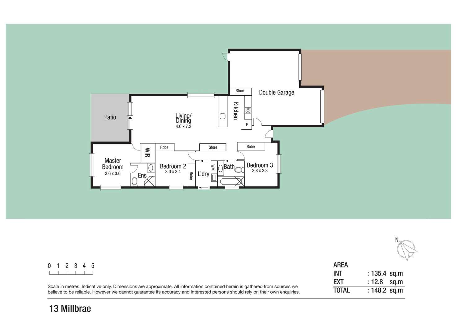 Floorplan of Homely house listing, 13 Millbrae Street, Deeragun QLD 4818