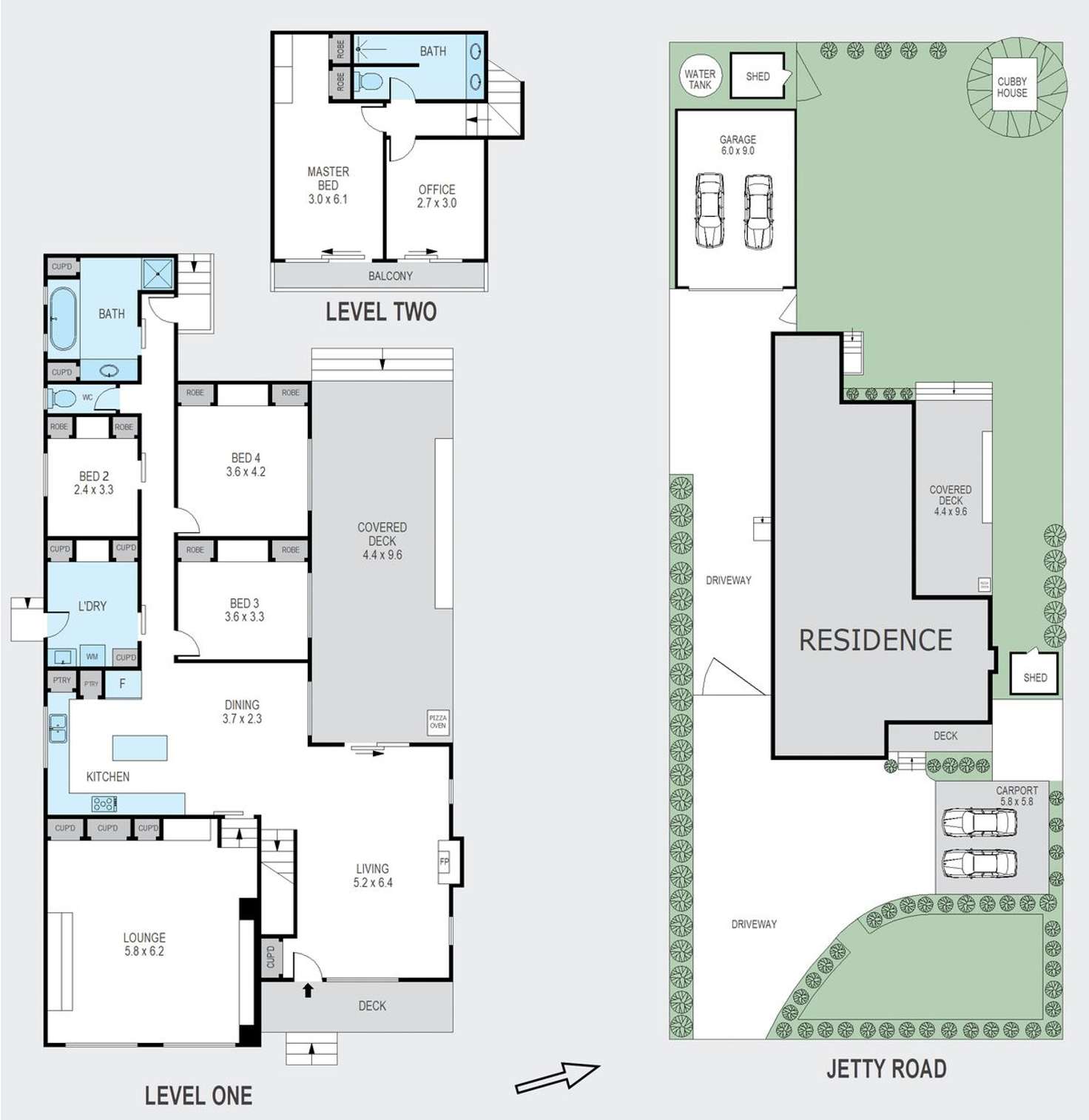 Floorplan of Homely house listing, 8 Jetty Road, Dromana VIC 3936
