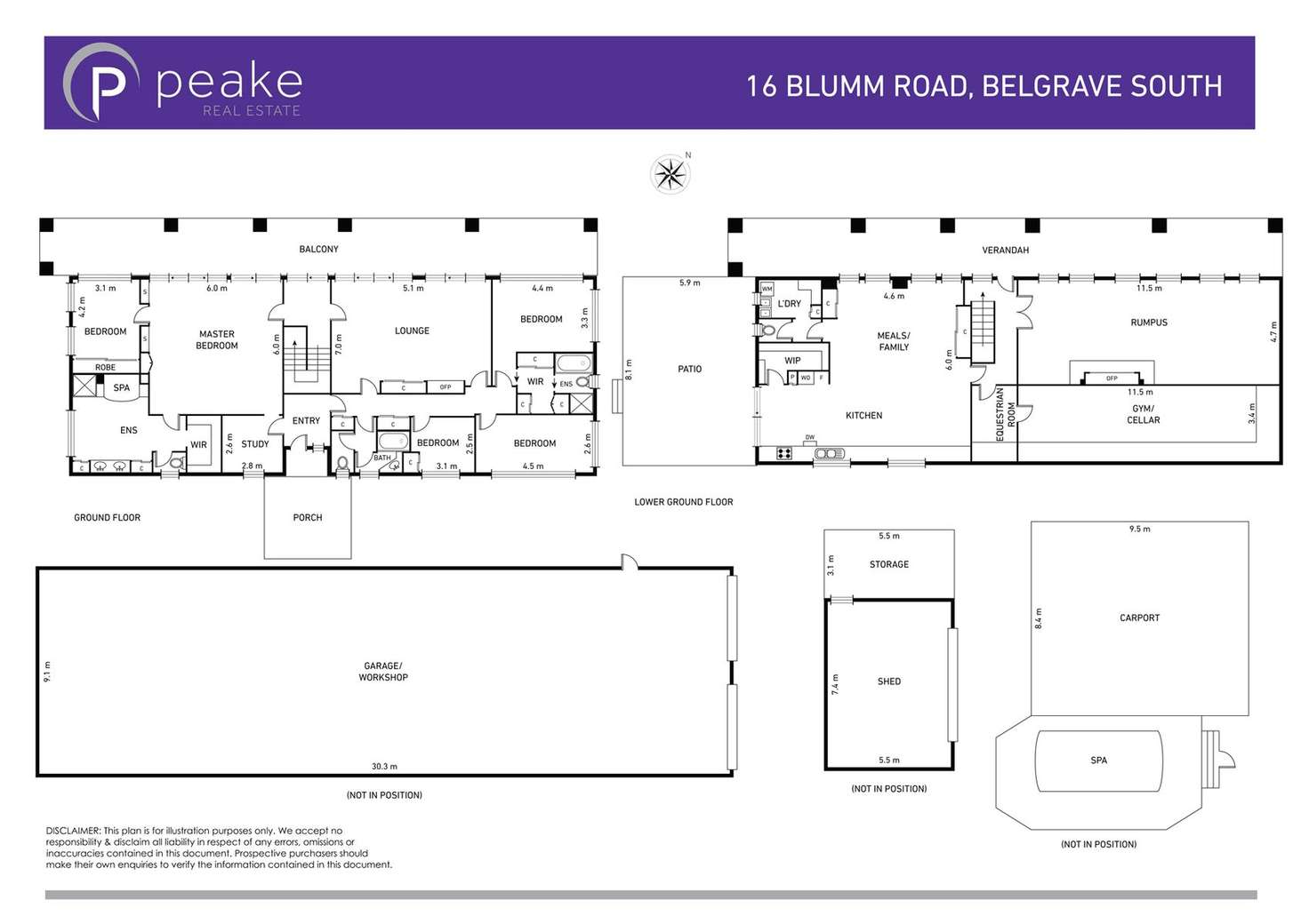 Floorplan of Homely house listing, 16 Blumm Road, Belgrave South VIC 3160