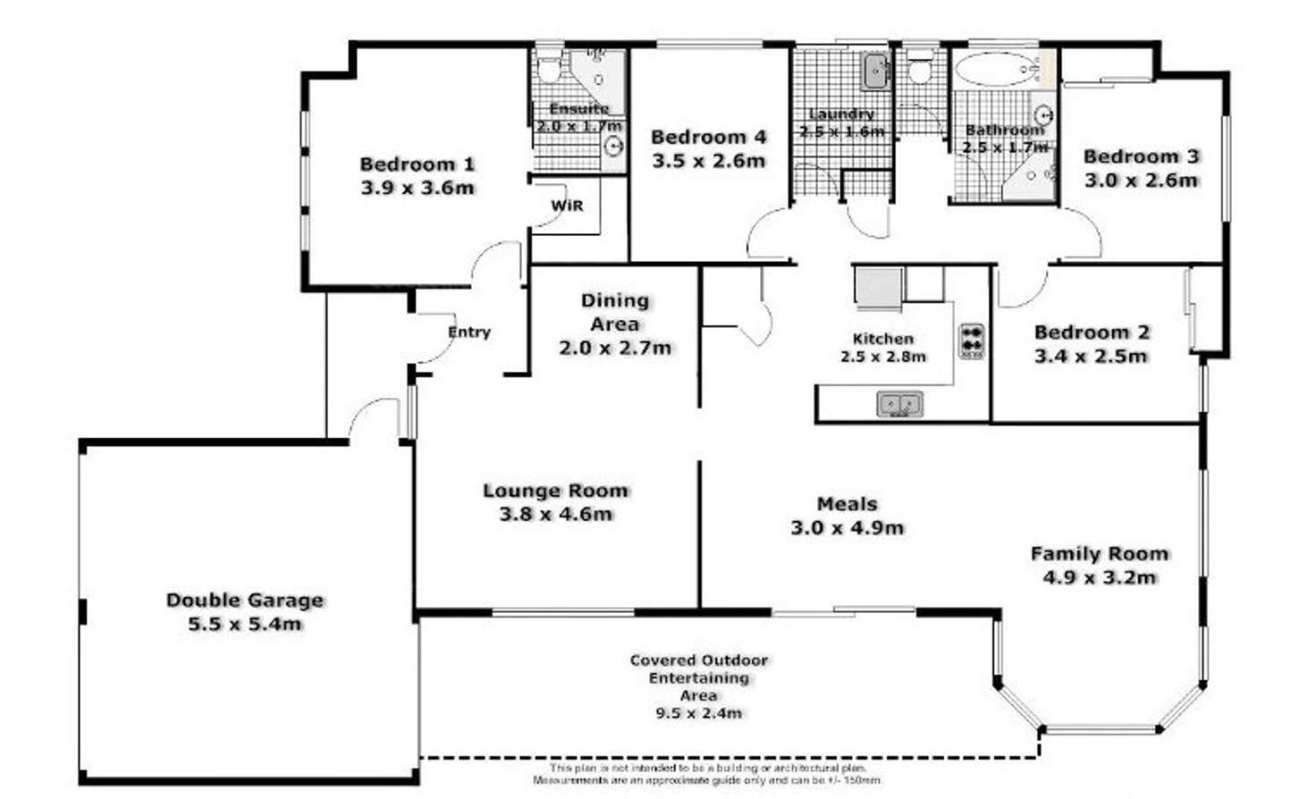 Floorplan of Homely house listing, 39 Dara Crescent, Glenmore Park NSW 2745