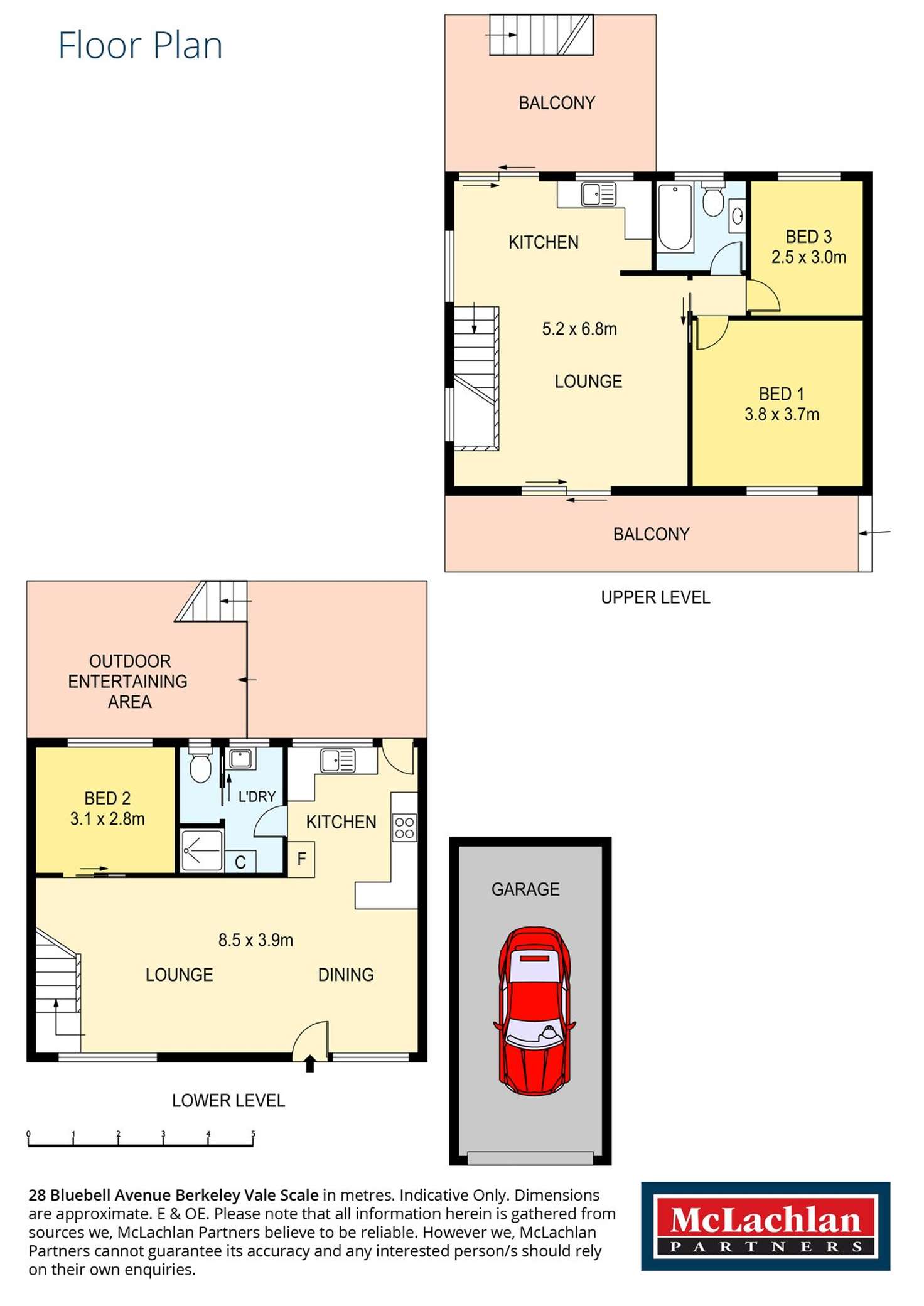 Floorplan of Homely house listing, 28 Bluebell Avenue, Berkeley Vale NSW 2261