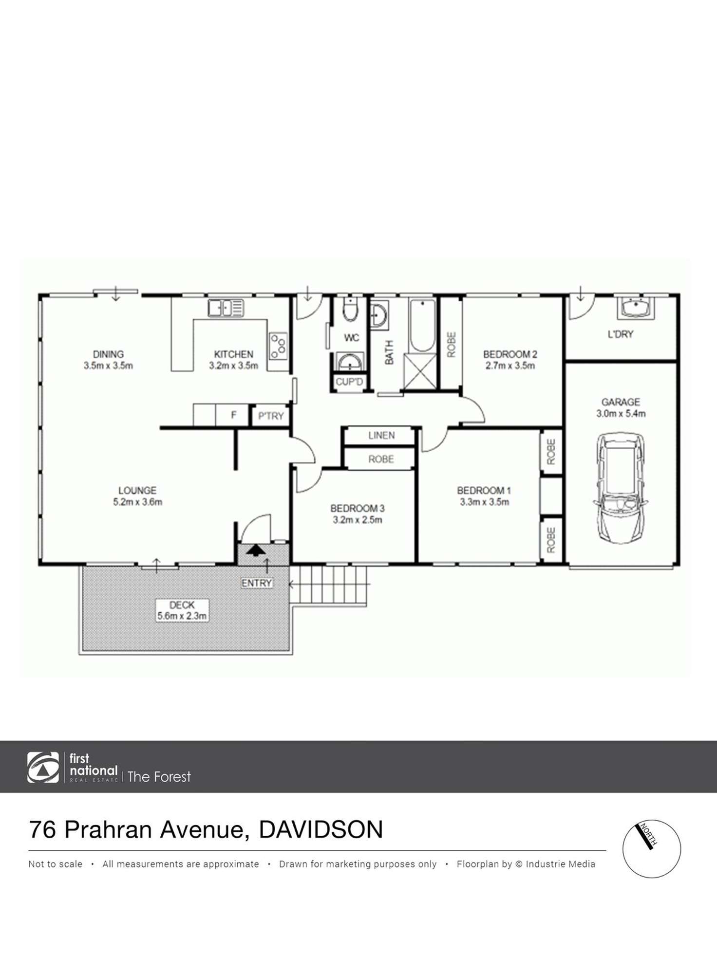 Floorplan of Homely house listing, 76 Prahran Avenue, Davidson NSW 2085