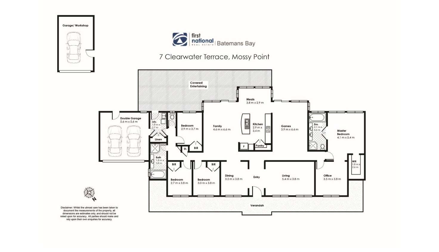 Floorplan of Homely house listing, 7 Clearwater Terrace, Mossy Point NSW 2537