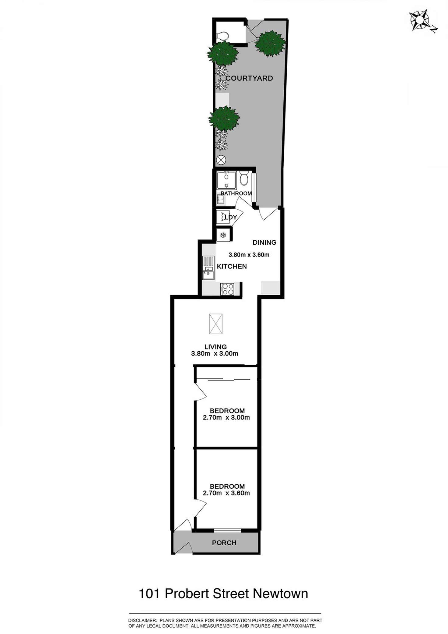 Floorplan of Homely house listing, 101 Probert Street, Newtown NSW 2042