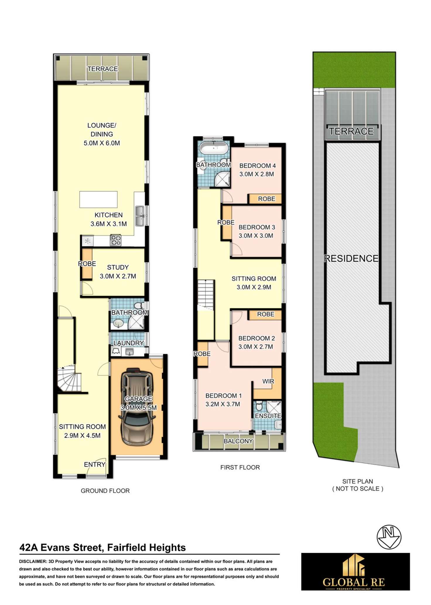 Floorplan of Homely house listing, 42a Evans Street, Fairfield Heights NSW 2165