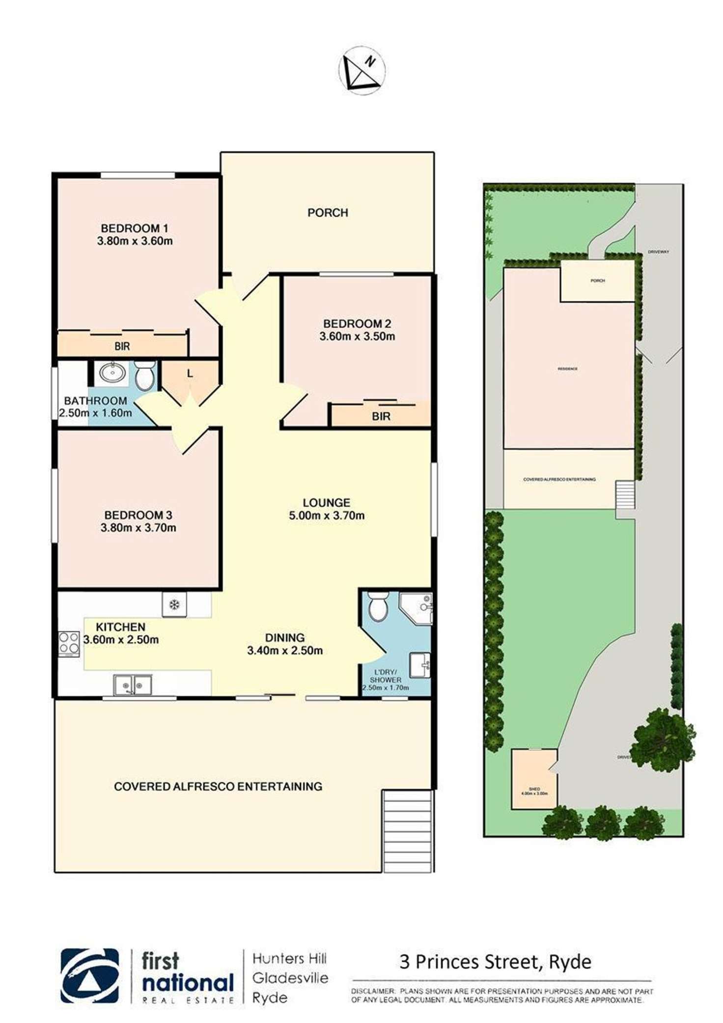 Floorplan of Homely house listing, 3 Princes Street, Ryde NSW 2112