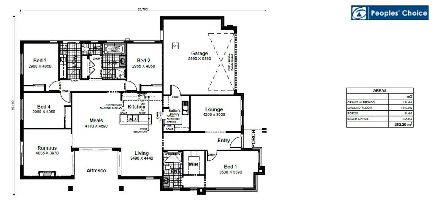 Floorplan of Homely house listing, 10 Lillypilly Walk, Andrews Farm SA 5114
