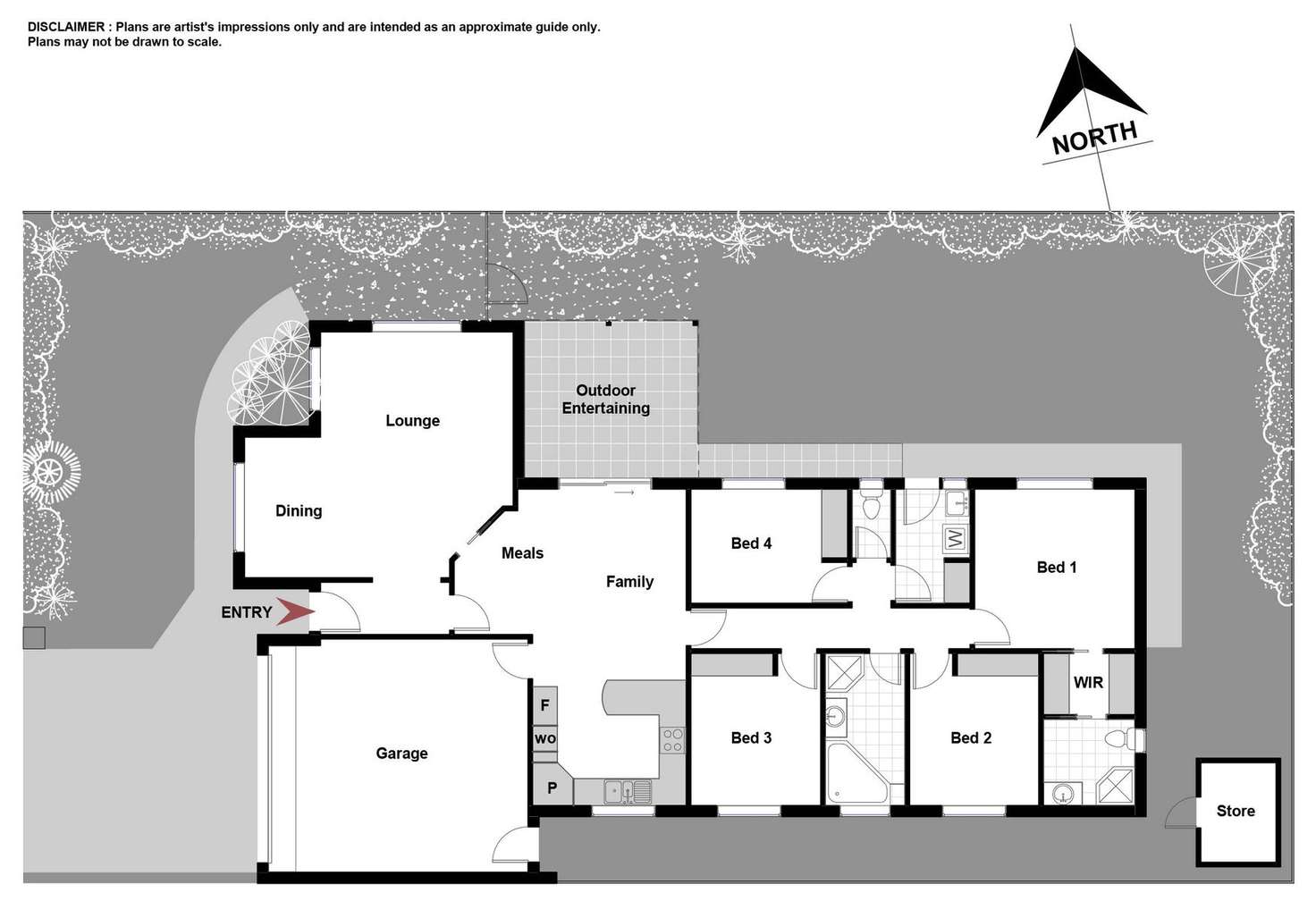 Floorplan of Homely house listing, 14 Nellie Hamilton Avenue, Gungahlin ACT 2912
