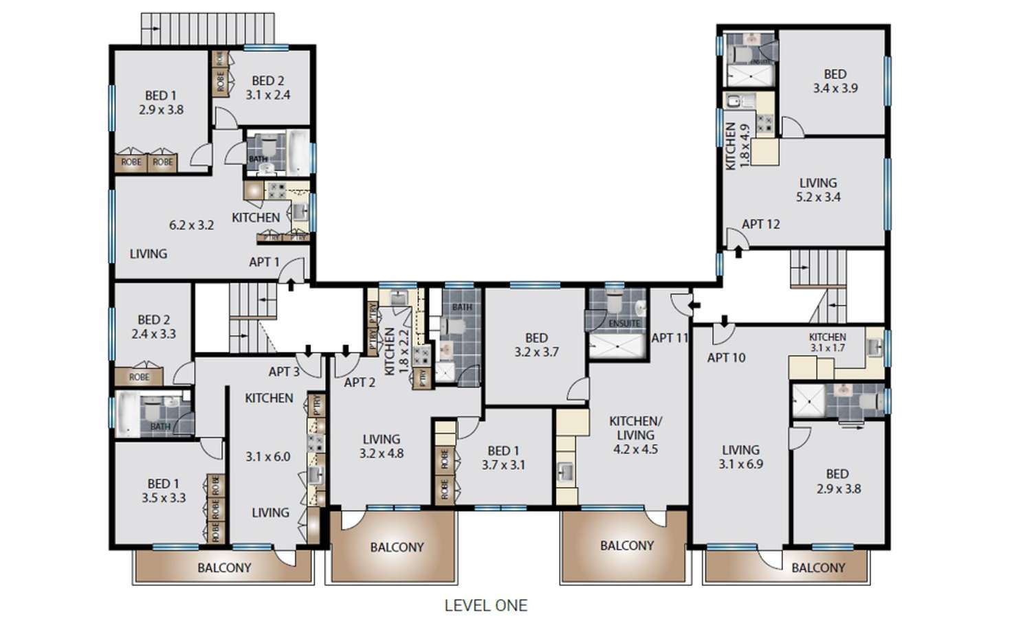 Floorplan of Homely blockOfUnits listing, 31-33 Maida Street, Lilyfield NSW 2040