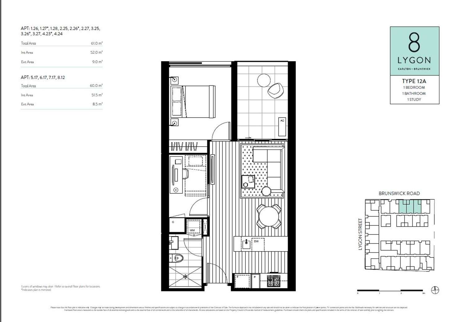 Floorplan of Homely apartment listing, 226/8 Lygon Street, Brunswick East VIC 3057