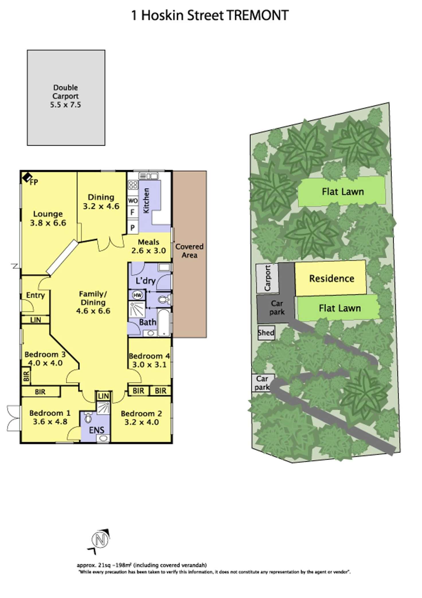Floorplan of Homely house listing, 1 Hoskins Street, Tremont VIC 3785