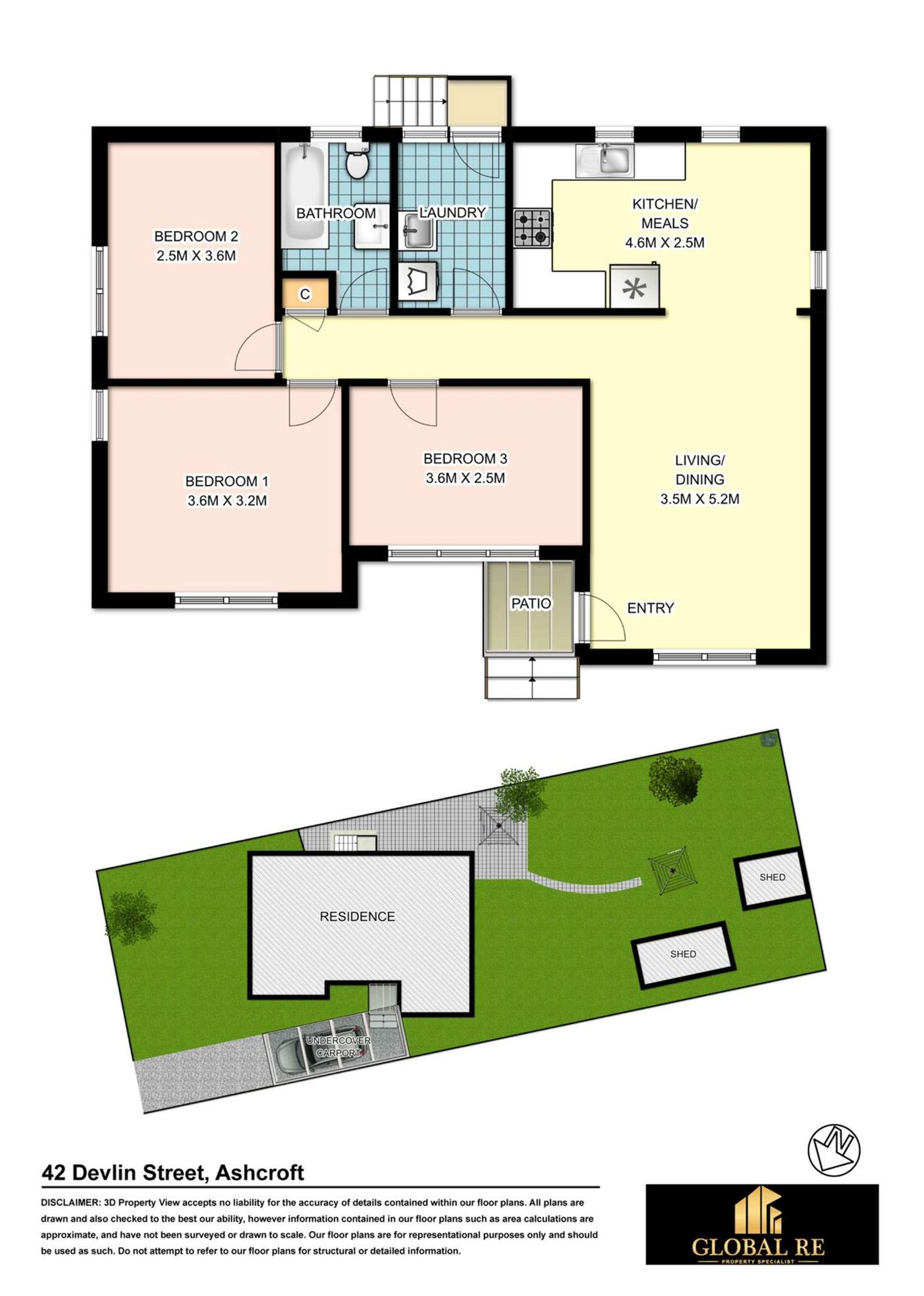 Floorplan of Homely house listing, 42 Devlin Street, Ashcroft NSW 2168