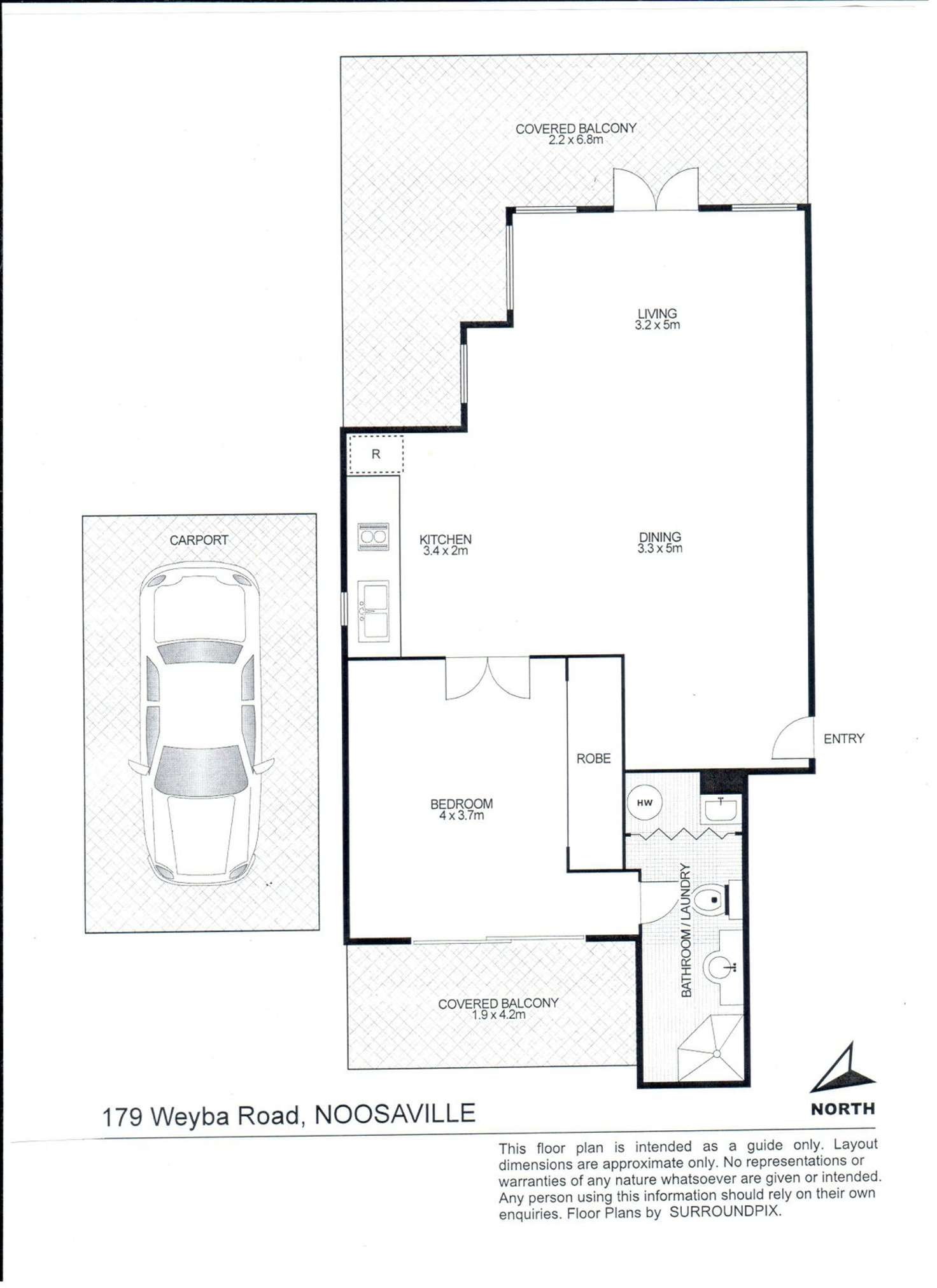Floorplan of Homely unit listing, 80/179 Weyba Road, Noosaville QLD 4566