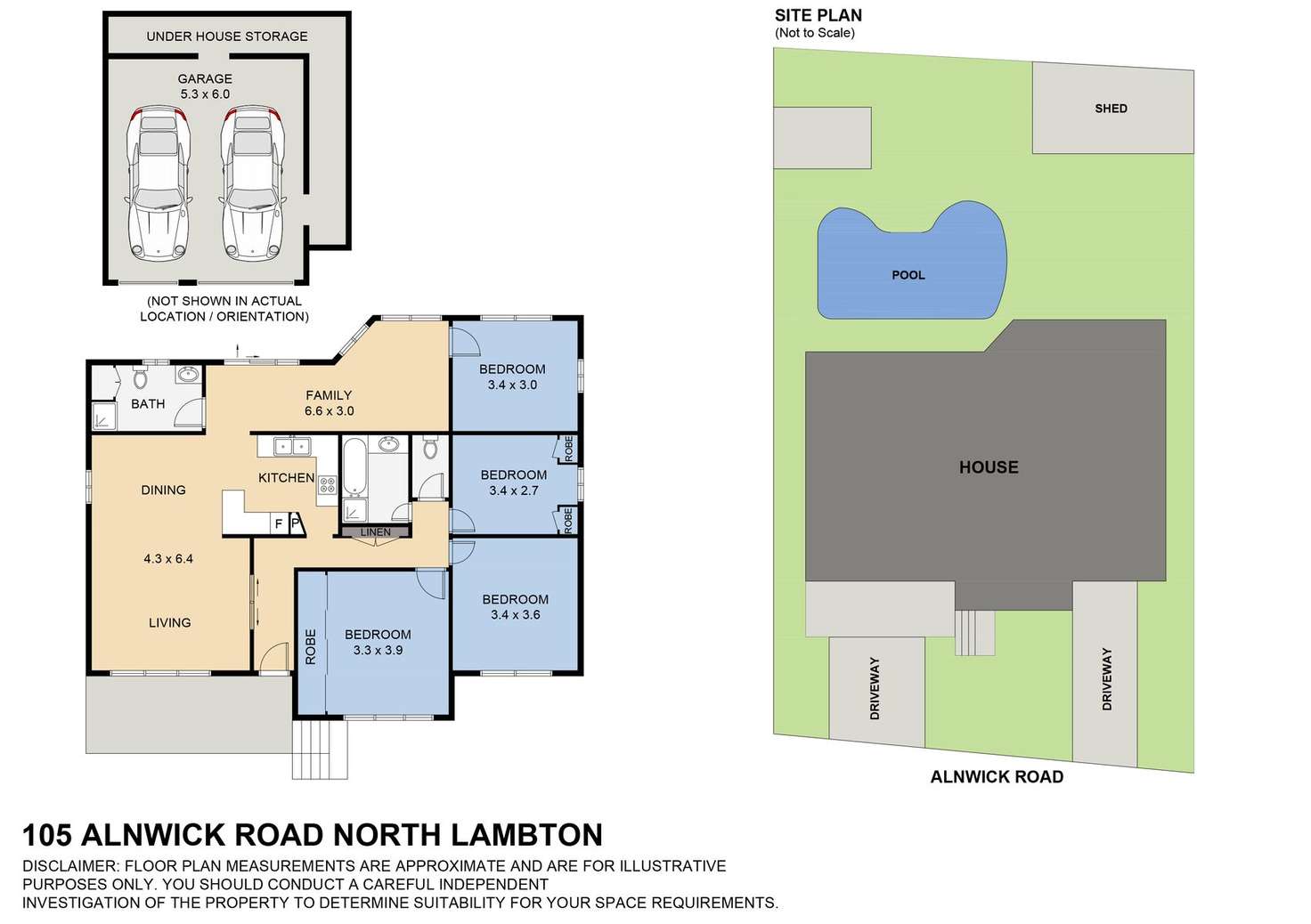 Floorplan of Homely house listing, 105 Alnwick Road, North Lambton NSW 2299