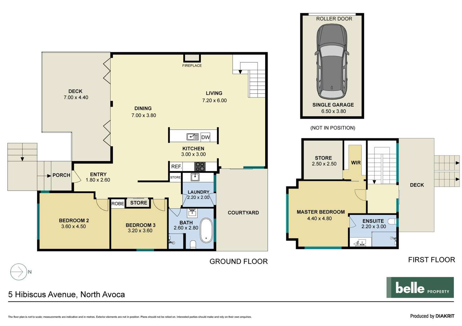 Floorplan of Homely house listing, 5 Hibiscus Avenue, North Avoca NSW 2260