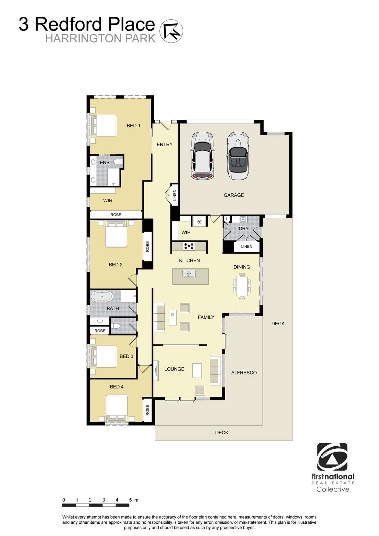 Floorplan of Homely house listing, 3 Redford Place, Harrington Park NSW 2567